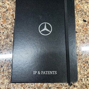 mercedes black hardcover notebook diary journal note taking